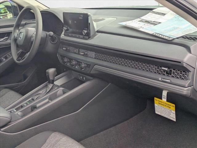 new 2025 Honda Accord car, priced at $30,374