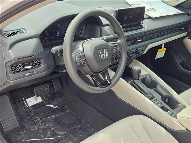 new 2025 Honda Accord car, priced at $30,805