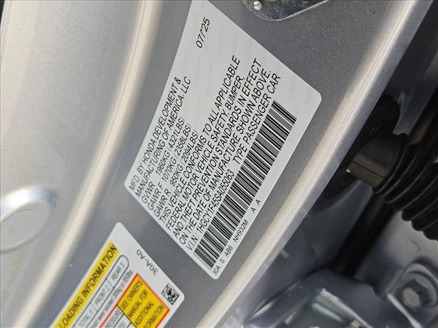 new 2025 Honda Accord car, priced at $30,374