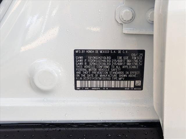 new 2026 Honda HR-V car, priced at $27,083