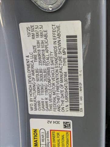 new 2026 Honda CR-V Hybrid car, priced at $35,937