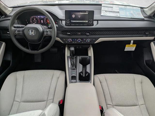 new 2025 Honda Accord car, priced at $30,850