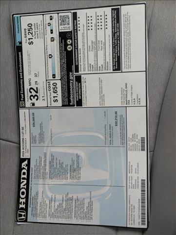 new 2025 Honda Accord car, priced at $30,850