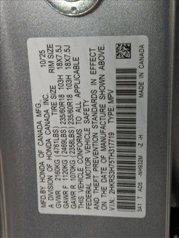 new 2026 Honda CR-V car, priced at $35,109