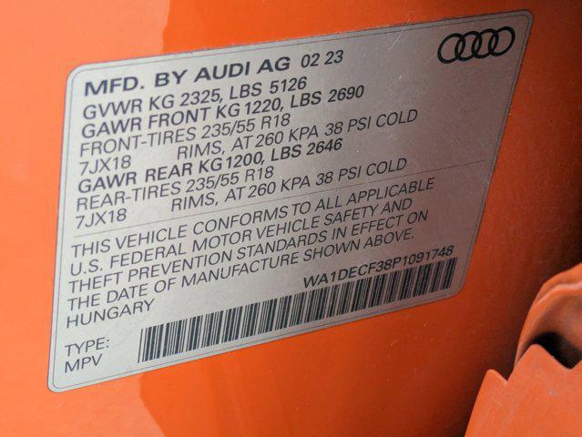 used 2023 Audi Q3 car, priced at $25,495