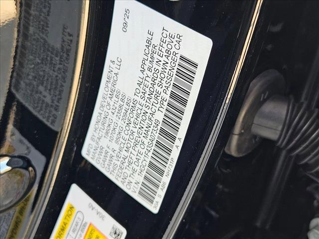 new 2025 Honda Accord car, priced at $30,419