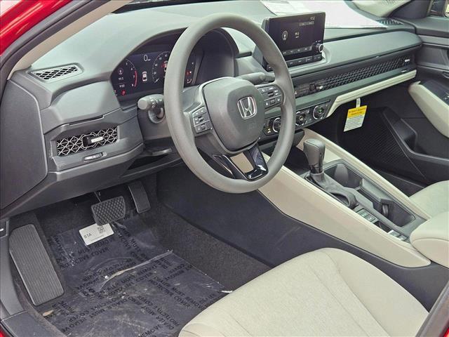 new 2025 Honda Accord car, priced at $30,805