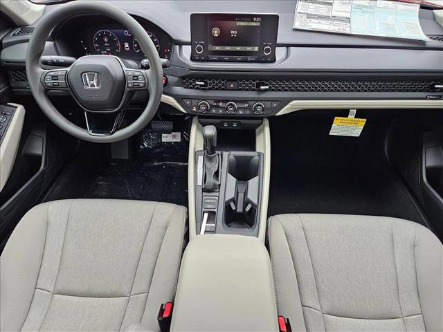 new 2025 Honda Accord car, priced at $30,805