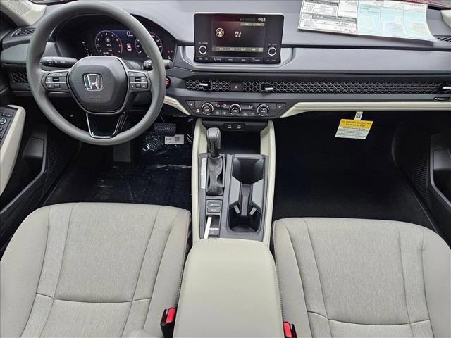 new 2025 Honda Accord car, priced at $30,805