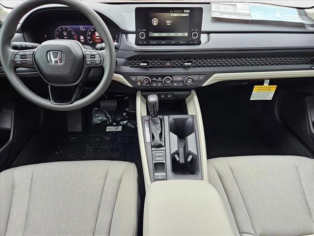 new 2025 Honda Accord car, priced at $30,805