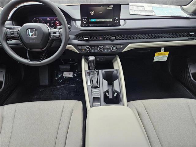 new 2025 Honda Accord car, priced at $30,374