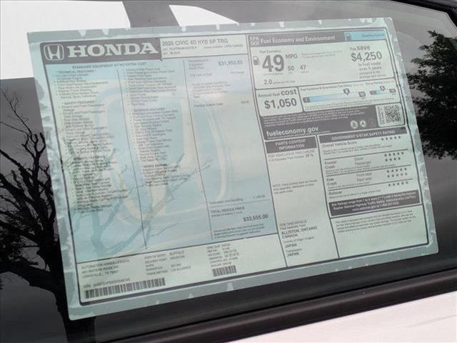 new 2025 Honda Civic Hybrid car, priced at $31,653