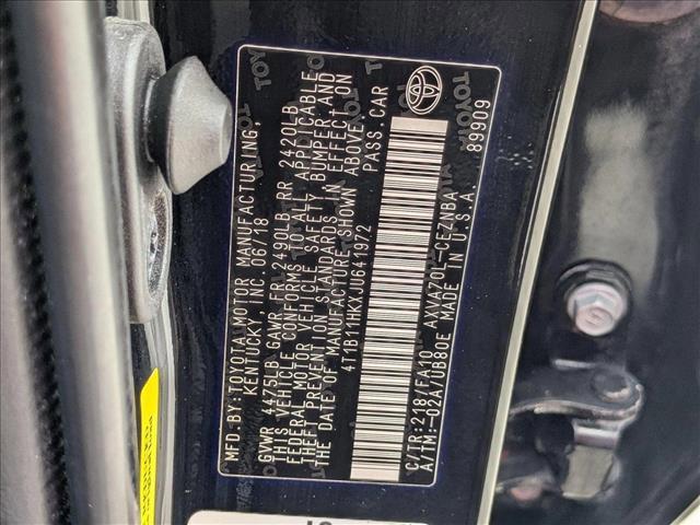 used 2018 Toyota Camry car, priced at $17,258