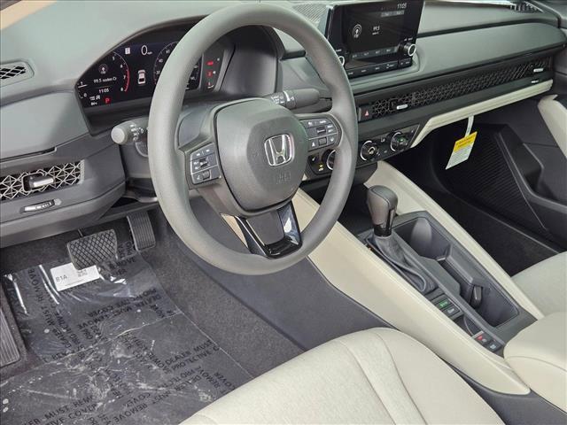 new 2025 Honda Accord car, priced at $30,805