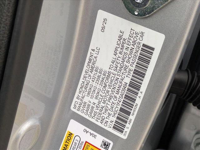 new 2025 Honda Accord car, priced at $30,374