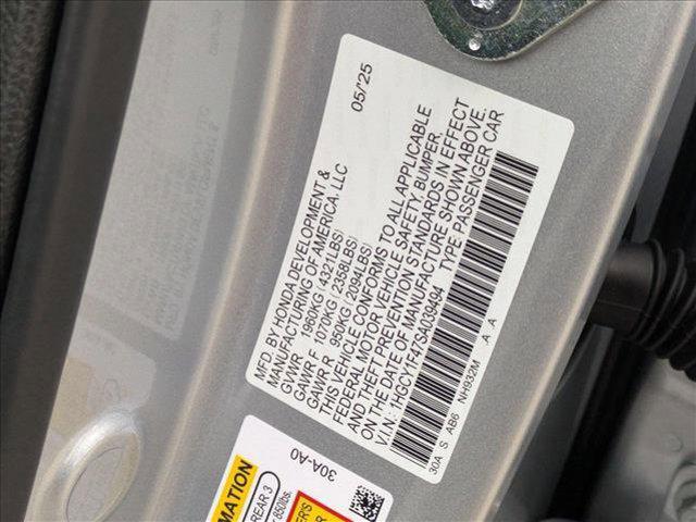 new 2025 Honda Accord car, priced at $30,374