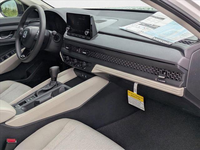 new 2025 Honda Accord car, priced at $30,805