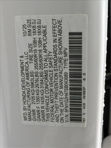 new 2025 Honda Pilot car, priced at $42,825