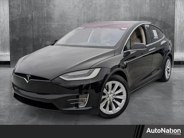 used 2018 Tesla Model X car, priced at $27,495