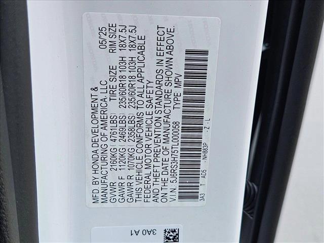 new 2026 Honda CR-V car, priced at $37,250