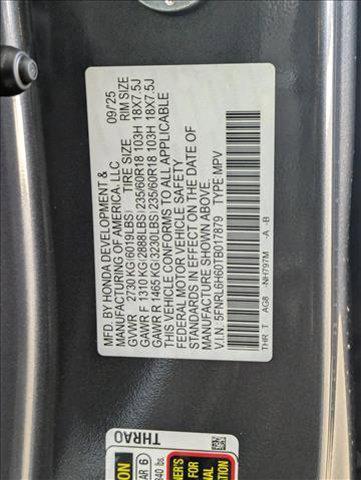 new 2026 Honda Odyssey car, priced at $41,737