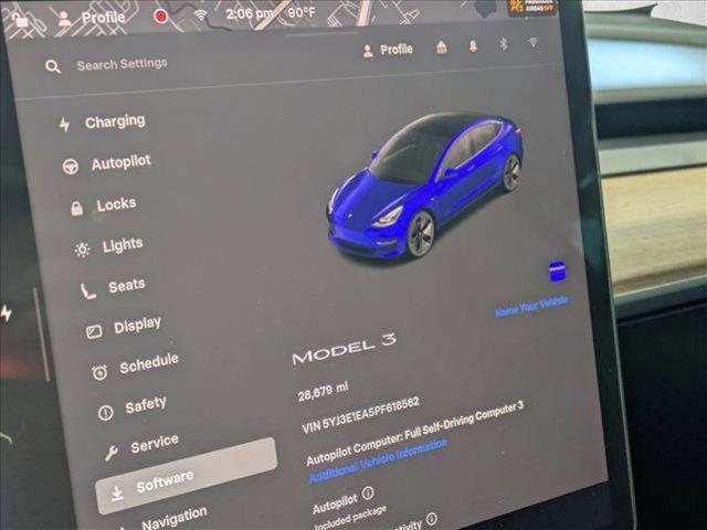 used 2023 Tesla Model 3 car, priced at $25,992