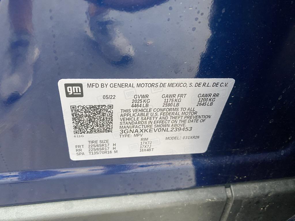 used 2022 Chevrolet Equinox car, priced at $22,999