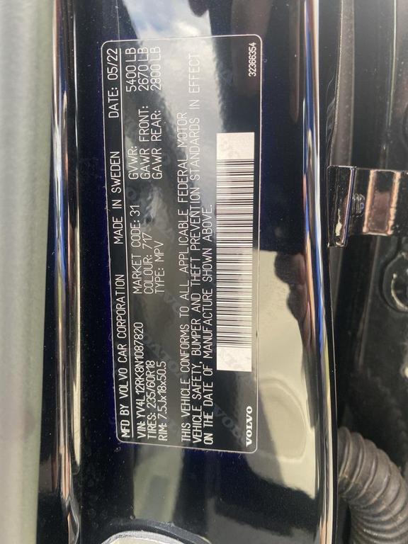 used 2022 Volvo XC60 car, priced at $25,094