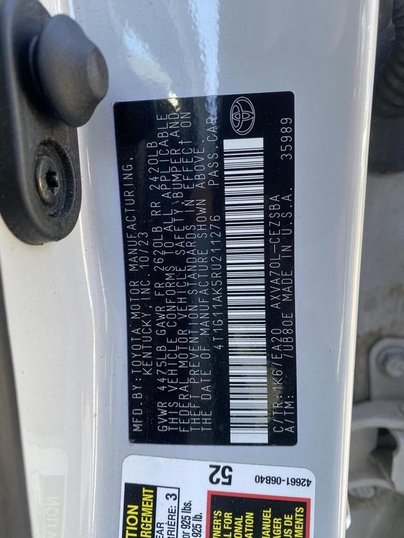 used 2024 Toyota Camry car, priced at $23,999