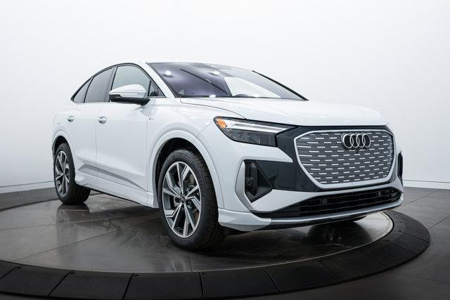 new 2025 Audi Q4 e-tron Sportback car, priced at $63,600