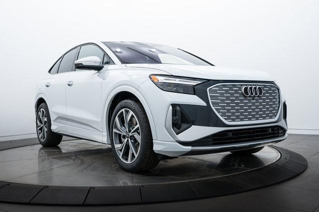 new 2025 Audi Q4 e-tron Sportback car, priced at $63,600