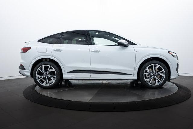new 2025 Audi Q4 e-tron Sportback car, priced at $64,025