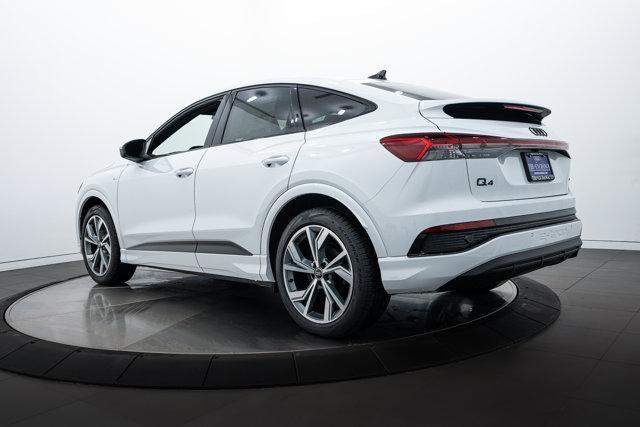 new 2025 Audi Q4 e-tron Sportback car, priced at $64,025