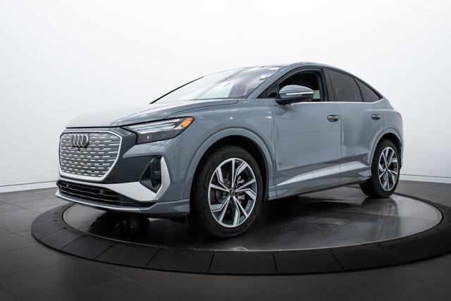 new 2025 Audi Q4 e-tron Sportback car, priced at $67,820