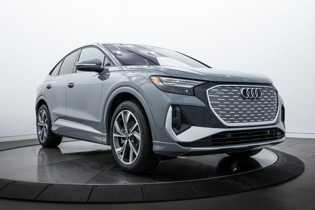 new 2025 Audi Q4 e-tron Sportback car, priced at $67,820