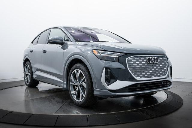 new 2025 Audi Q4 e-tron Sportback car, priced at $67,820