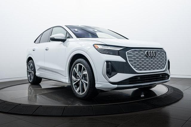 new 2025 Audi Q4 e-tron Sportback car, priced at $65,500