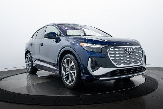 new 2025 Audi Q4 e-tron Sportback car, priced at $65,500