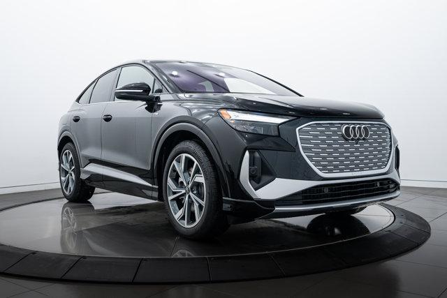 new 2025 Audi Q4 e-tron Sportback car, priced at $61,128