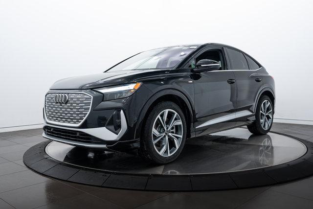 new 2025 Audi Q4 e-tron Sportback car, priced at $61,128