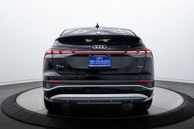 new 2025 Audi Q4 e-tron Sportback car, priced at $61,128