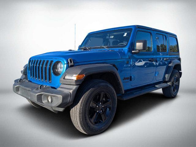 used 2021 Jeep Wrangler Unlimited car, priced at $31,689