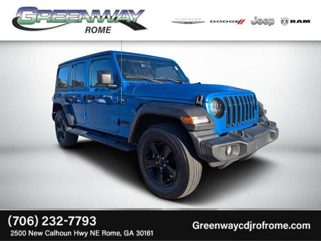 used 2021 Jeep Wrangler Unlimited car, priced at $31,689