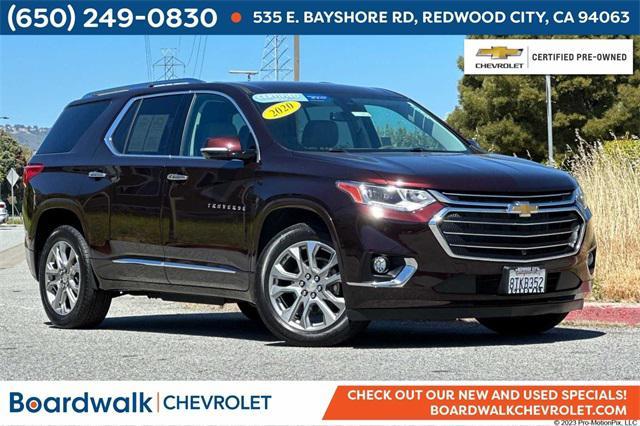 used 2020 Chevrolet Traverse car, priced at $35,311