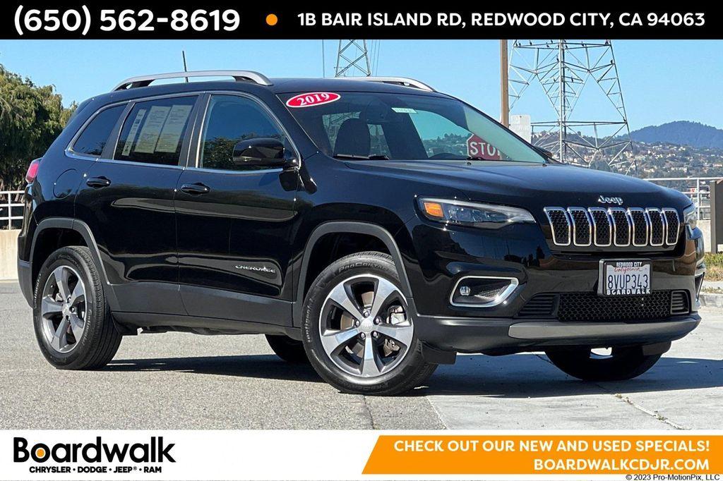 used 2019 Jeep Cherokee car, priced at $18,211