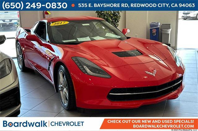 used 2017 Chevrolet Corvette car, priced at $43,555