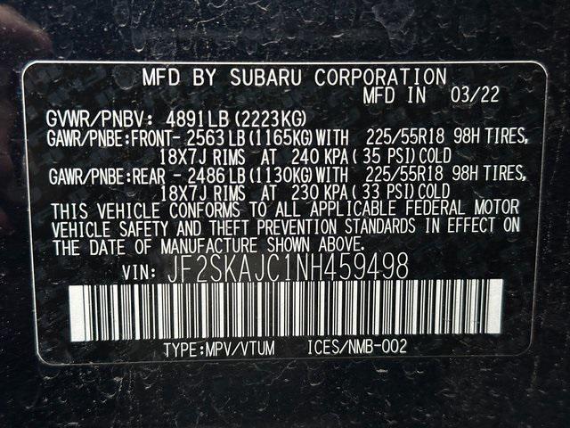 used 2022 Subaru Forester car