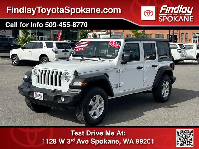used 2020 Jeep Wrangler Unlimited car, priced at $29,046