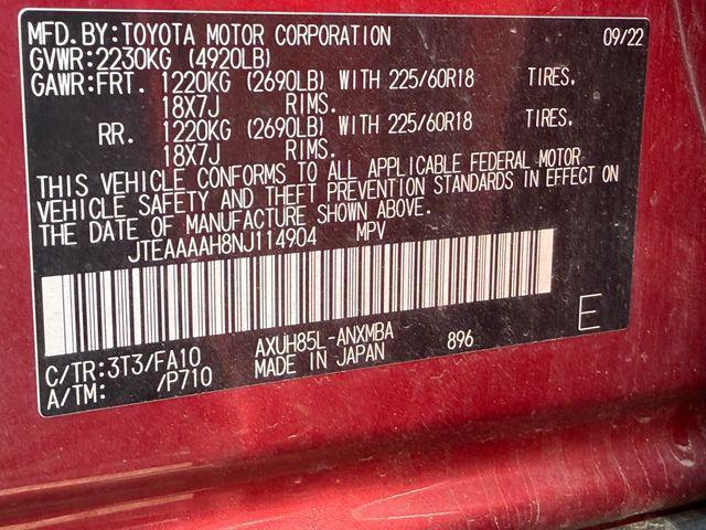 used 2022 Toyota Venza car, priced at $31,054