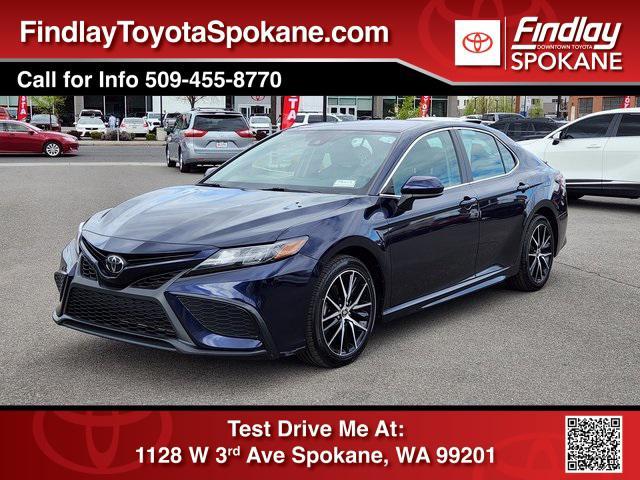used 2021 Toyota Camry car, priced at $25,196